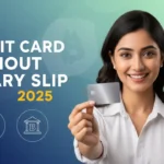 Credit card without salary slip