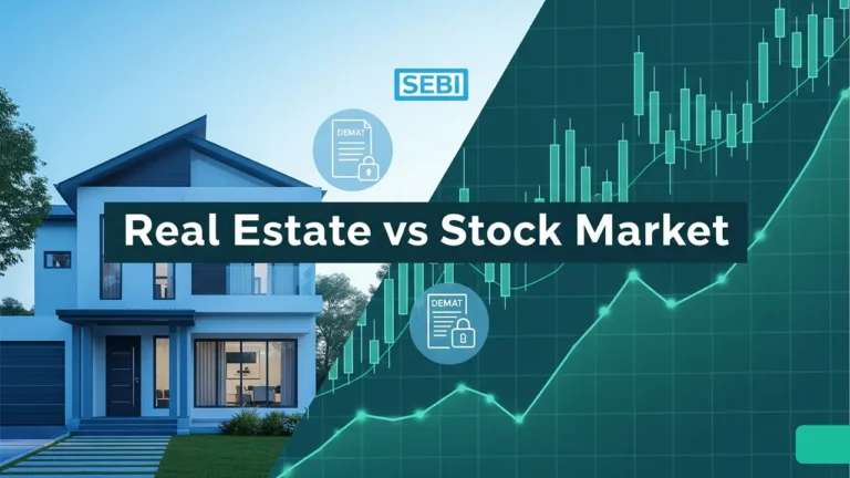 Real estate vs Stock market India