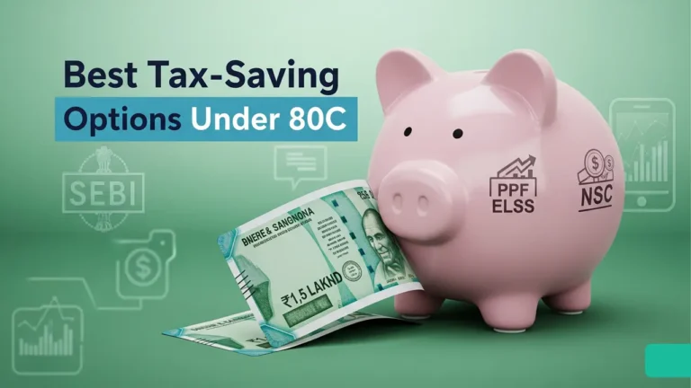 Tax-saving investment options Section 80C India